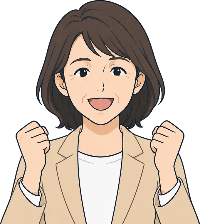 自分でサイトを更新できるようになった担当者のイラスト